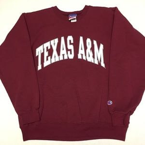 Vintage Champion Texas Am Crewneck 